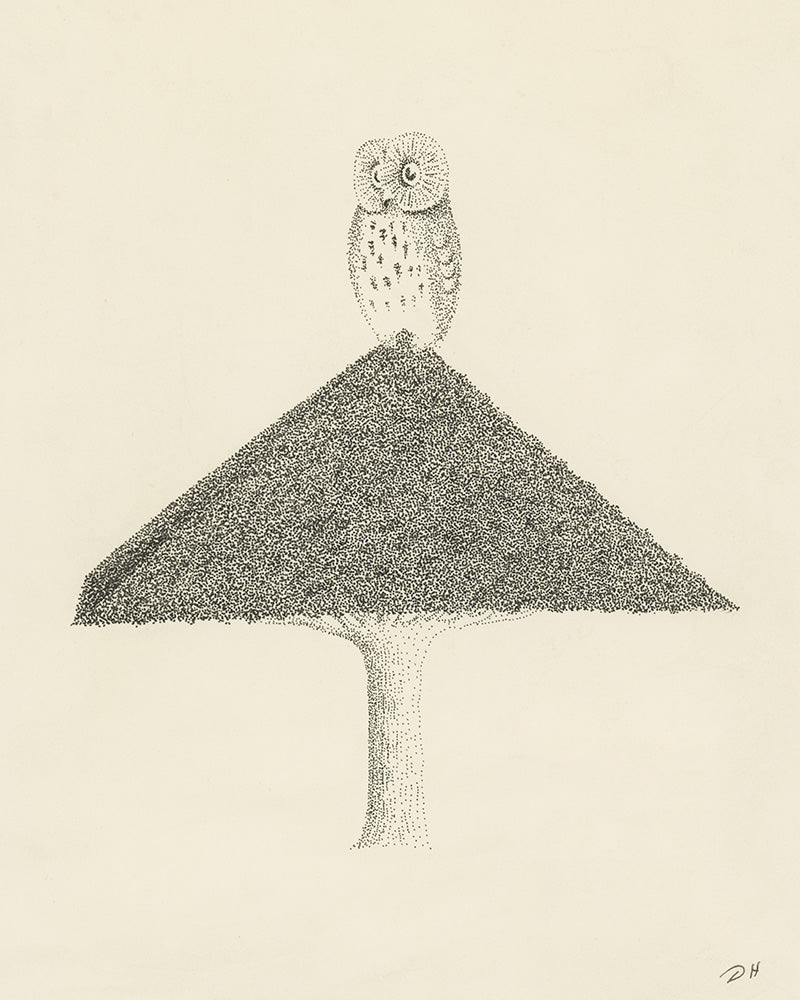 Owl on Shaped Tree